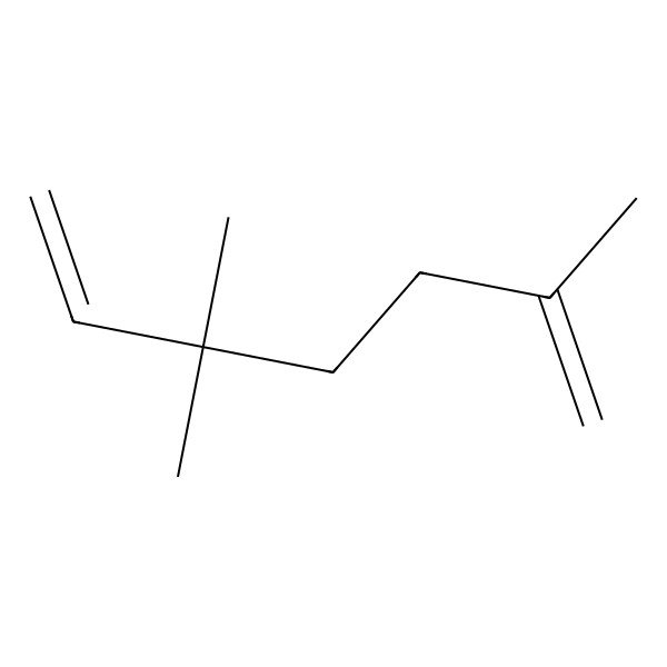 2D Structure of 2,5,5-Trimethyl-1,6-heptadiene