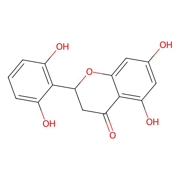 2D Structure of 2',5,6',7-Tetrahydroxyflavanone
