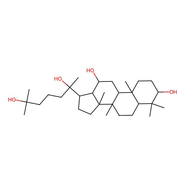 2D Structure of 25(R)-Hydroxyprotopanaxadiol 2D Structure of 25(R)-Hydroxyprotopanaxadiol