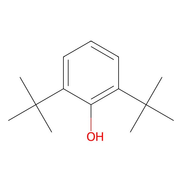 2D Structure of 2,6-DI-Tert-butylphenol