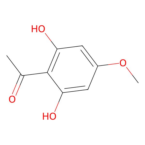 2D Structure of 2',6'-Dihydroxy-4'-methoxyacetophenone