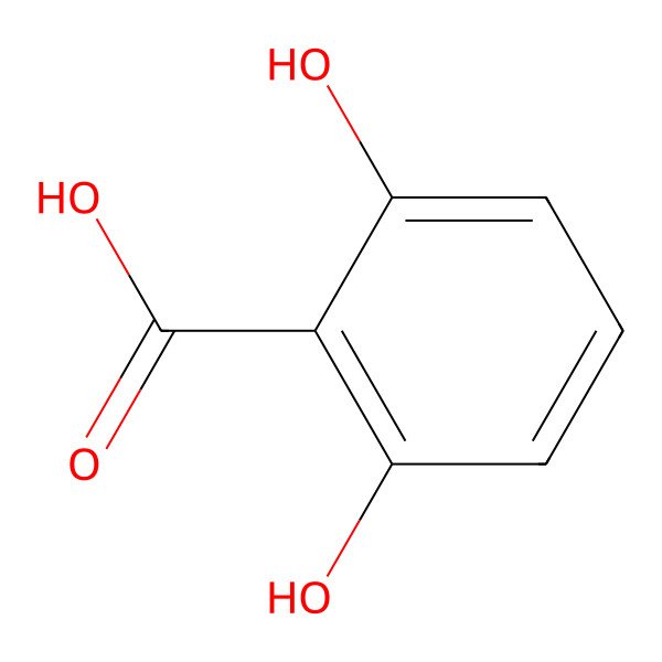 2D Structure of 2,6-Dihydroxybenzoic acid