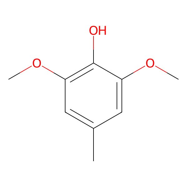 2D Structure of 4-Methyl-2,6-dimethoxyphenol