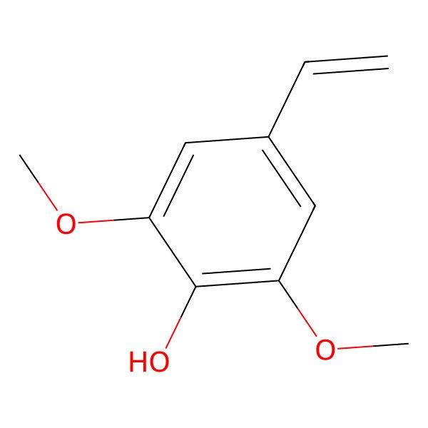 2D Structure of 2,6-Dimethoxy-4-vinylphenol