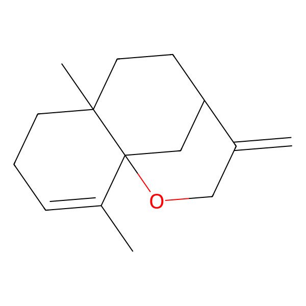 2D Structure of 2,6-Dimethyl-10-methylene-12-oxatricyclo[7.3.1.0(1,6)]tridec-2-ene