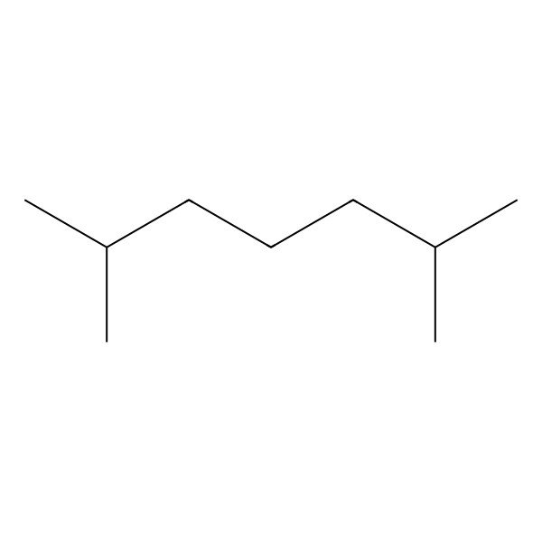 2D Structure of 2,6-Dimethylheptane