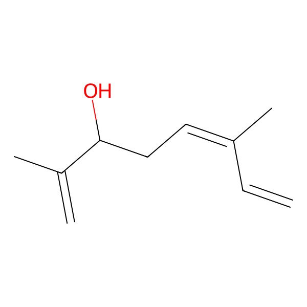 2D Structure of 2,6-Dimethylocta-1,5,7-trien-3-ol