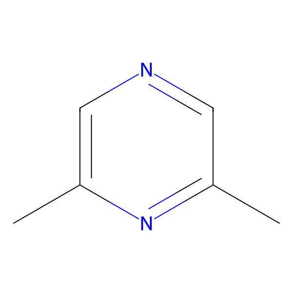 2D Structure of 2,6-Dimethylpyrazine