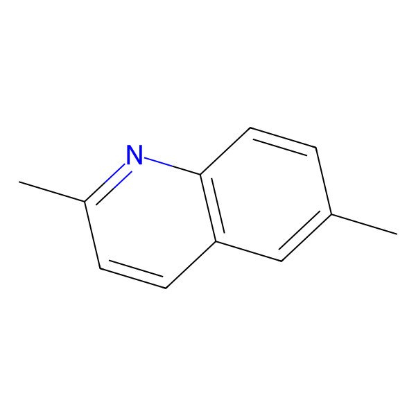 2D Structure of 2,6-Dimethylquinoline