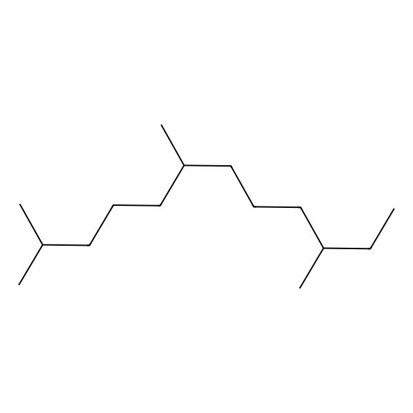 2D Structure of 2,6,10-Trimethyldodecane