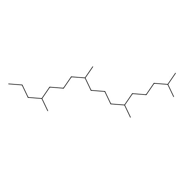 2D Structure of 2,6,10,14-Tetramethylheptadecane