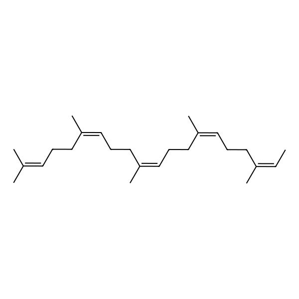 2D Structure of 2,6,10,14,18-Pentamethyl-2,6,10,14,18-eicosapentaene, (all-E)-