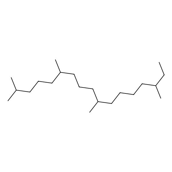 2D Structure of 2,6,10,15-Tetramethylheptadecane