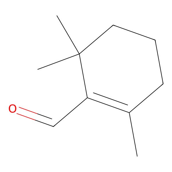 2D Structure of 2,6,6-Tri(13C)methyl-(13C6)1-cyclohexene-1-(13C)carbaldehyde