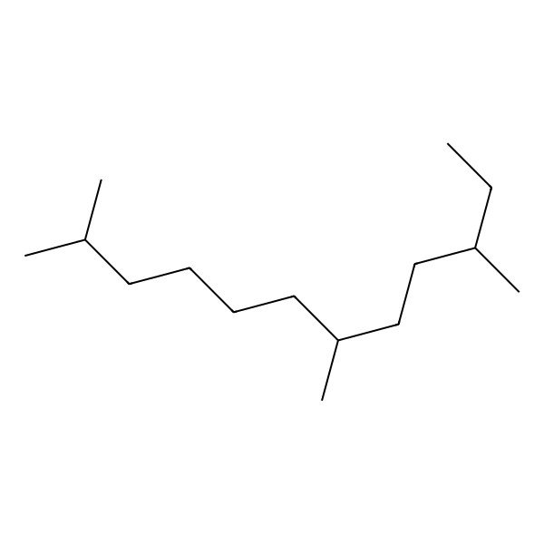 2D Structure of 2,7,10-Trimethyldodecane