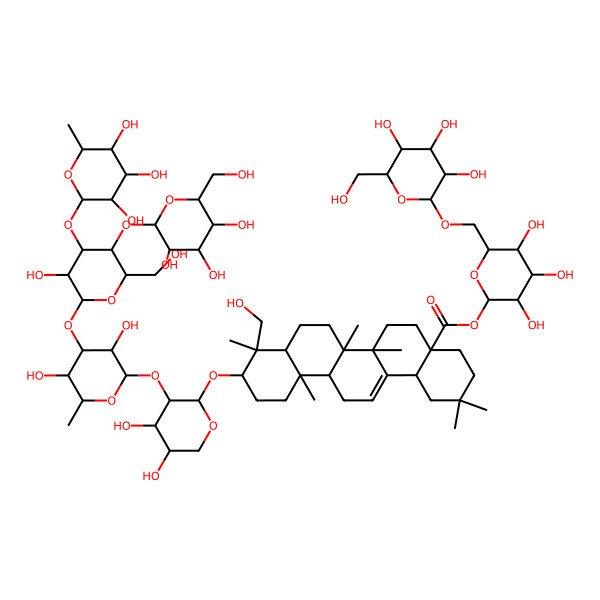 2D Structure of Akebia saponin xii