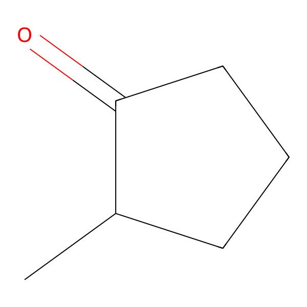 2D Structure of (s)-2-Methylcyclopentanone
