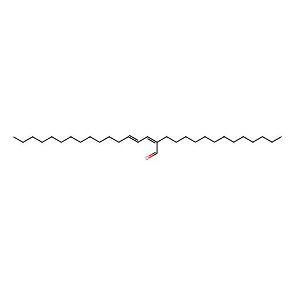 2D Structure of (2E,4E)-2-tridecylheptadeca-2,4-dienal 2D Structure of (2E,4E)-2-tridecylheptadeca-2,4-dienal