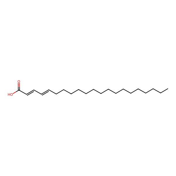 2D Structure of (2E,4E)-henicosa-2,4-dienoic acid
