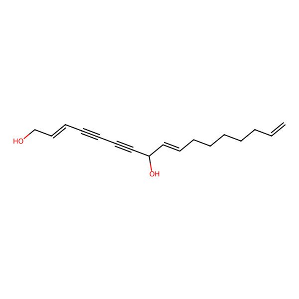2D Structure of (2E,9Z)-2,9,16-heptadecatrien-4,6-diyn-1,8-diol 2D Structure of (2E,9Z)-2,9,16-heptadecatrien-4,6-diyn-1,8-diol