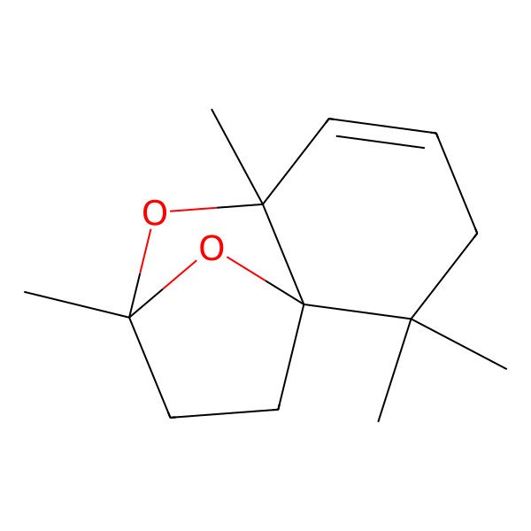 2D Structure of (2R)-2,5,5,8abeta-Tetramethyl-2alpha,4aalpha-epoxy-3,4,4a,5,6,8a-hexahydro-2H-1-benzopyran