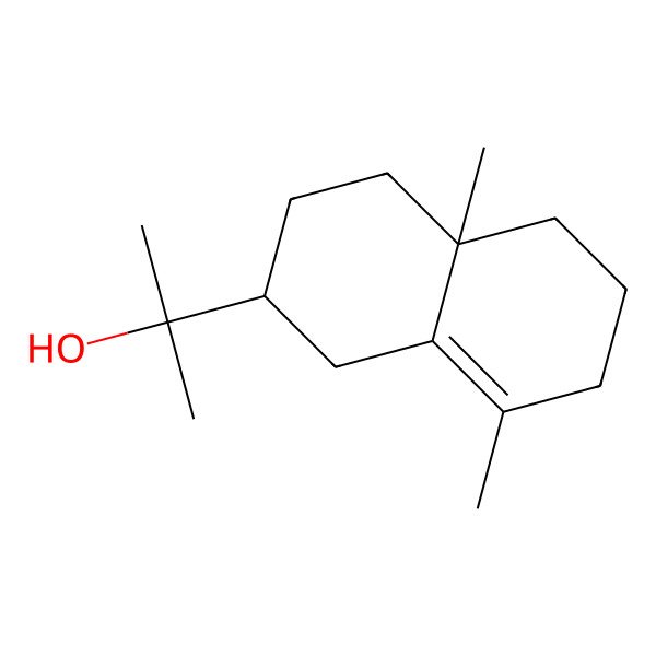 2D Structure of [2R-cis]-1,2,3,4,4a,5,6,7-Octahydro-alpha,alpha,4a,8-tetramethyl-2-naphthalenemethanol