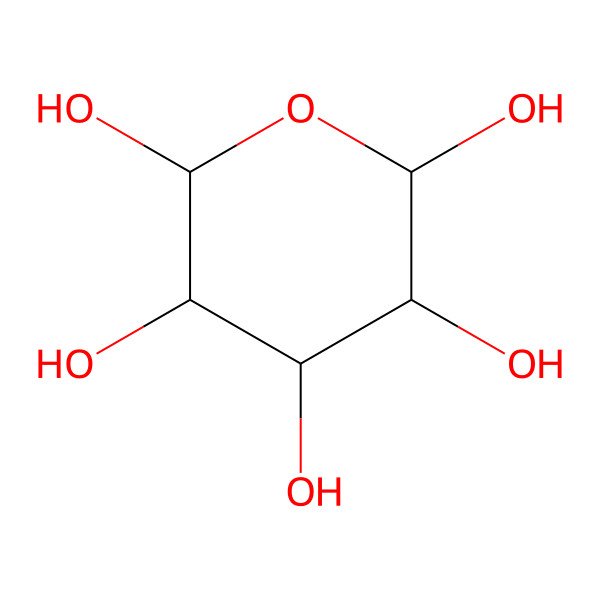 2D Structure of (2R,3R,5S,6S)-tetrahydropyran-2,3,4,5,6-pentol 2D Structure of (2R,3R,5S,6S)-tetrahydropyran-2,3,4,5,6-pentol