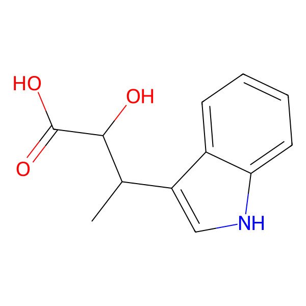 2D Structure of (2R,3S)-2-hydroxy-3-(1H-indol-3-yl)butanoic acid