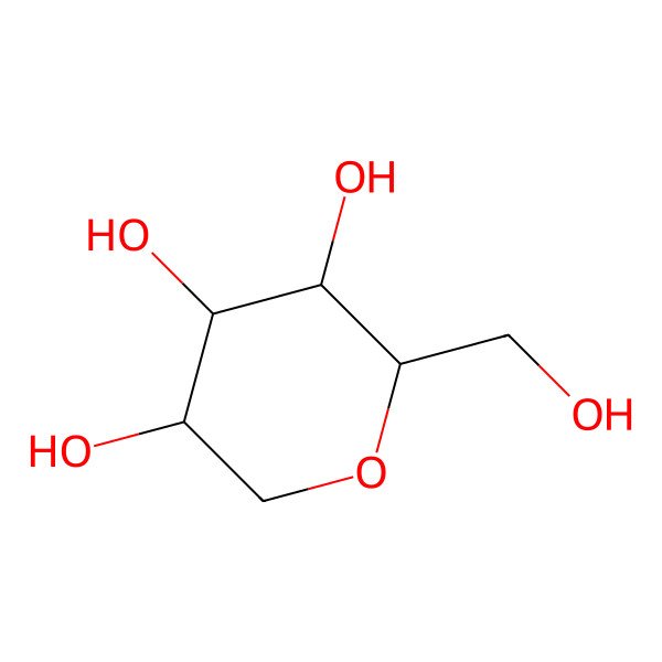 2D Structure of (2R,3S,4S,5R)-2-(hydroxymethyl)oxane-3,4,5-triol