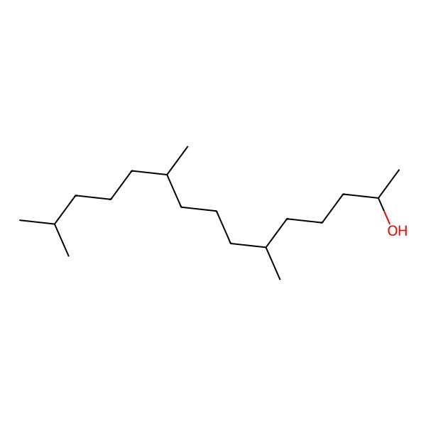 2D Structure of (2R,6R,10R)-6,10,14-Trimethylpentadecane-2-ol
