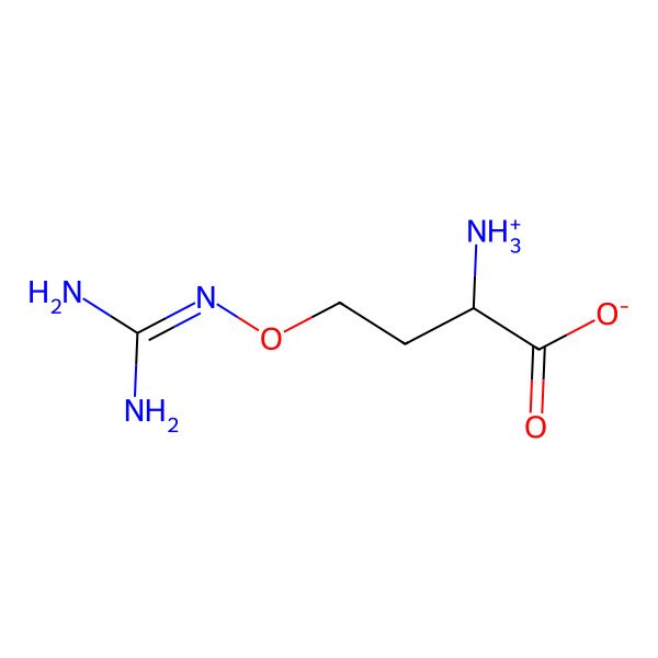 2D Structure of (2S)-2-ammonio-4-(carbamimidamidooxy)butanoate