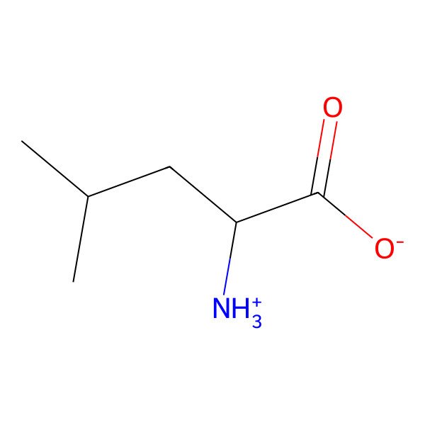 2D Structure of 2-Amino-4-methylvaleric acid