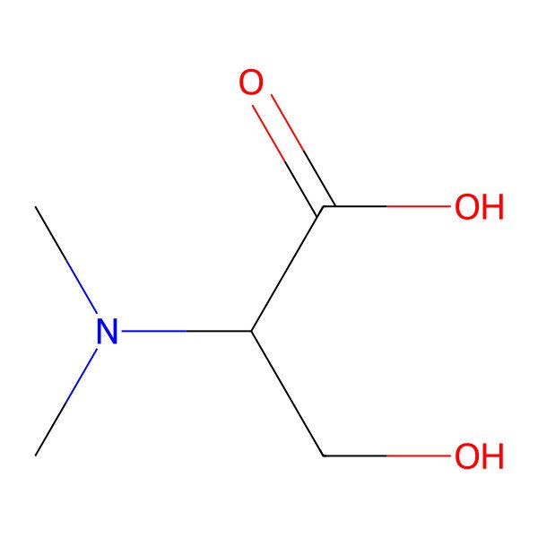 2D Structure of N,N-Dimethyl-L-serine