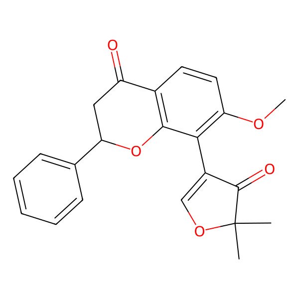 2D Structure of (2S)-2,3-Dihydrotephroglabrin