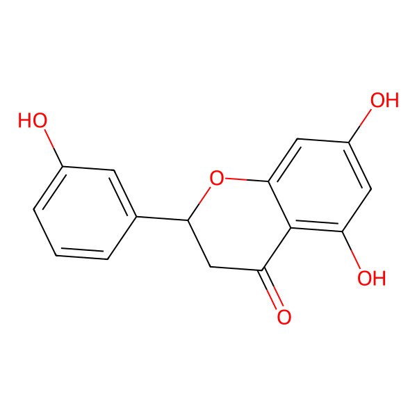2D Structure of (2S)-3',5,7-Trihydroxyflavanone