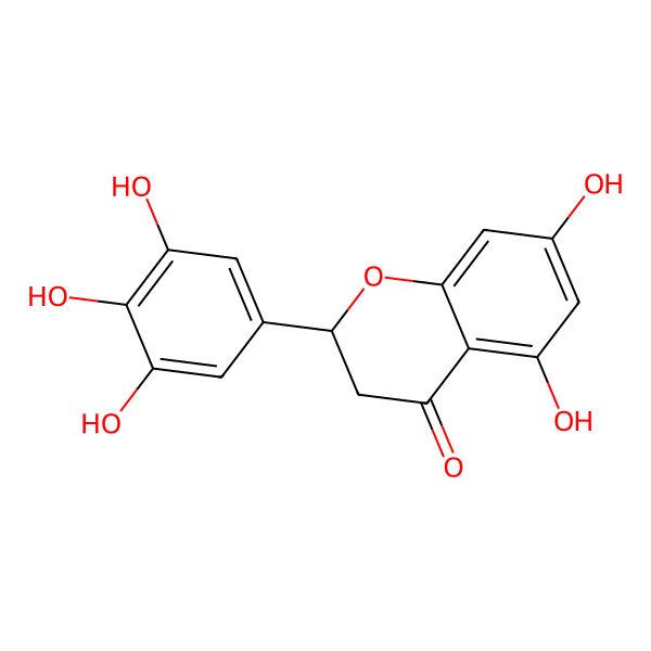2D Structure of (2S)-dihydrotricetin