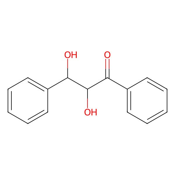 2D Structure of (2S,3R)-2,3-dihydroxy-1,3-diphenylpropan-1-one 2D Structure of (2S,3R)-2,3-dihydroxy-1,3-diphenylpropan-1-one