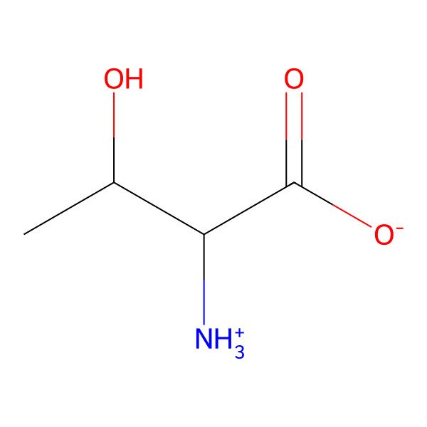 2D Structure of (2S,3R)-2-azaniumyl-3-hydroxybutanoate