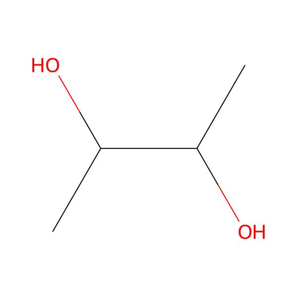 2D Structure of (+)-2,3-Butanediol
