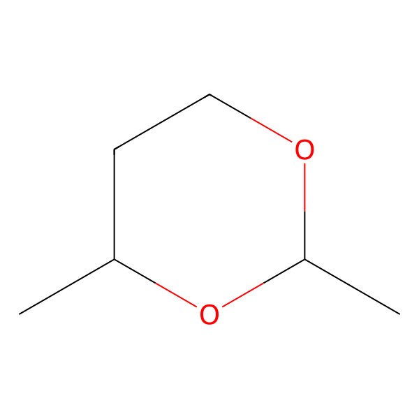 2D Structure of (2S,4S)-2,4-Dimethyl-[1,3]dioxane