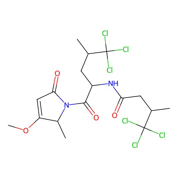 2D Structure of (2S,5S,7S,15S)-Dysideapyrrolidone