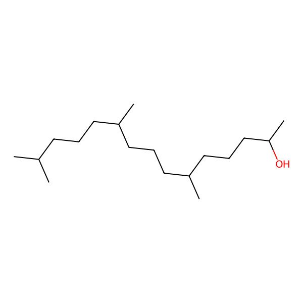 2D Structure of (2s,6r,10r)-6,10,14-Trimethylpentadecan-2-ol 2D Structure of (2s,6r,10r)-6,10,14-Trimethylpentadecan-2-ol