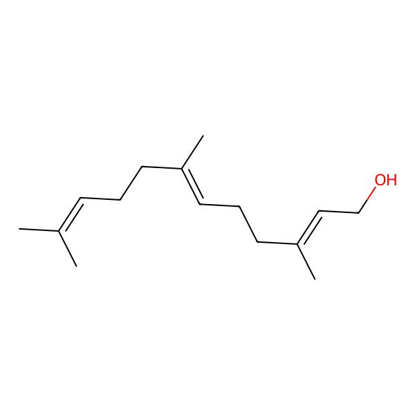 2D Structure of (2Z,6E)-Farnesol