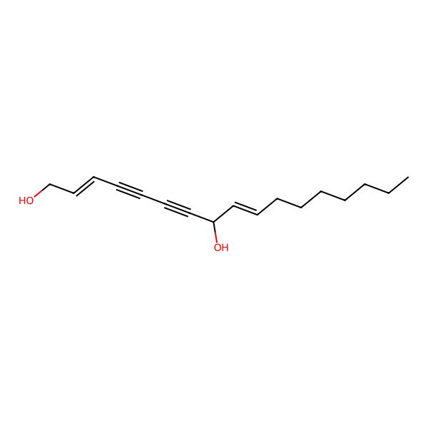 2D Structure of (2Z,8S,9Z)-heptadeca-2,9-dien-4,6-diyne-1,8-diol 2D Structure of (2Z,8S,9Z)-heptadeca-2,9-dien-4,6-diyne-1,8-diol