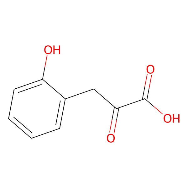 2D Structure of 3-(2-Hydroxyphenyl)-2-oxopropanoic acid