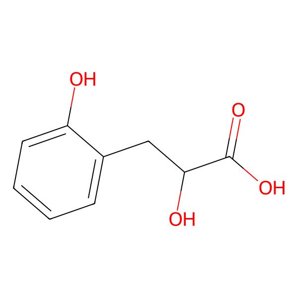 2D Structure of (2S)-2-hydroxy-3-(2-hydroxyphenyl)propanoic acid 2D Structure of (2S)-2-hydroxy-3-(2-hydroxyphenyl)propanoic acid