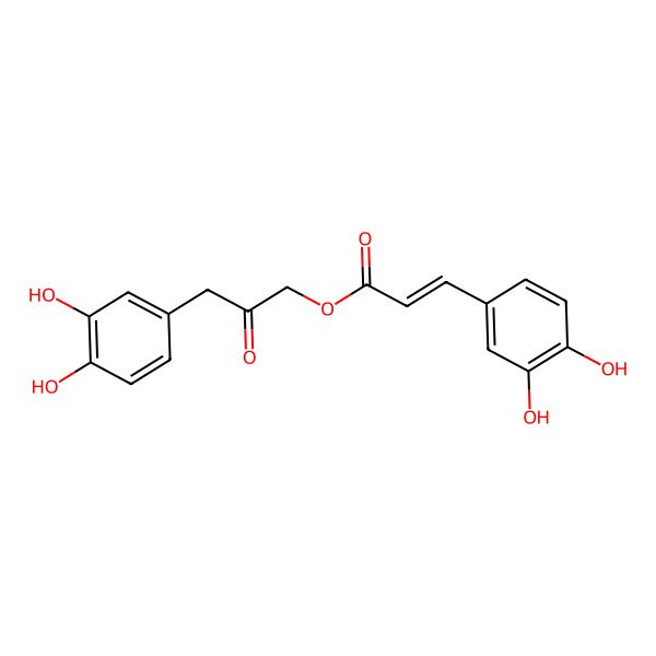 2D Structure of 3-(3,4-Dihydroxyphenyl)-2-oxopropyl caffeate