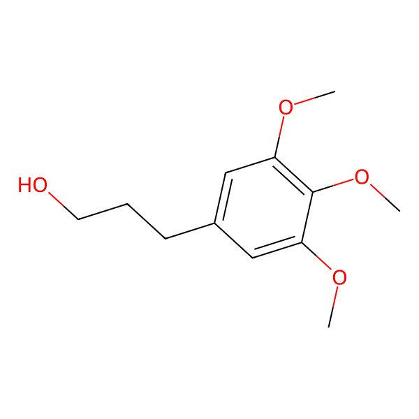 2D Structure of 3-(3,4,5-Trimethoxyphenyl)propan-1-ol