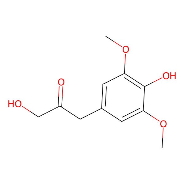 2D Structure of 3-(4-Hydroxy-3,5-dimethoxyphenyl)-1-hydroxypropane-2-one