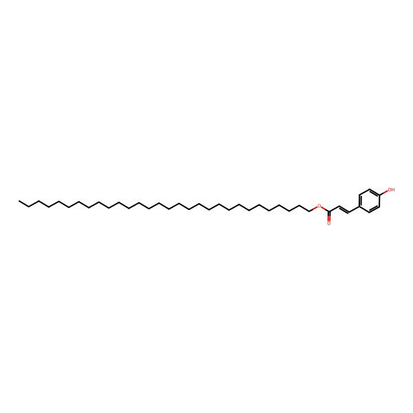 2D Structure of Triacontyl p-coumarate 2D Structure of Triacontyl p-coumarate
